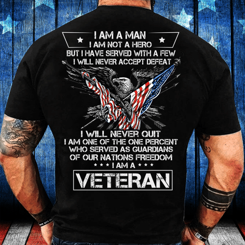 I Am A Man Not A Hero American Eagle T-Shirt