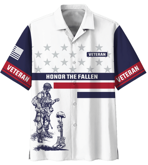 Veteran Shirt, Honor The Fallen Veteran Hawaiian Shirt