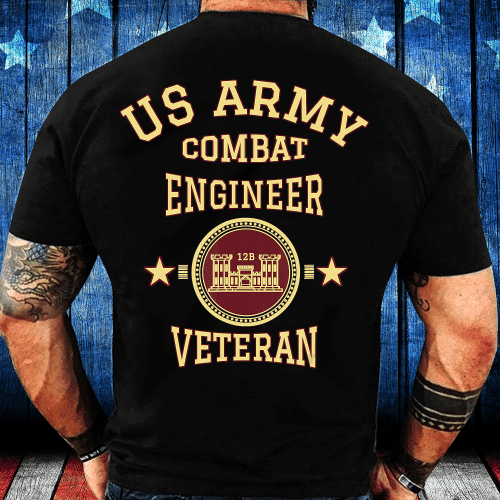 US Army Combat Engineer Veteran T-Shirt