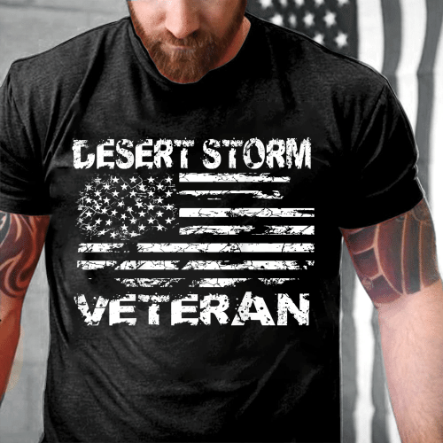 Veteran Shirt Desert Storm Combat Veteran T-Shirt