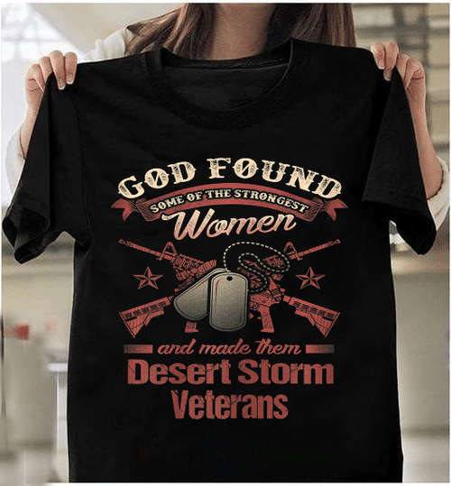 Women Veteran Operation Desert Storm Persian Gulf T-Shirt