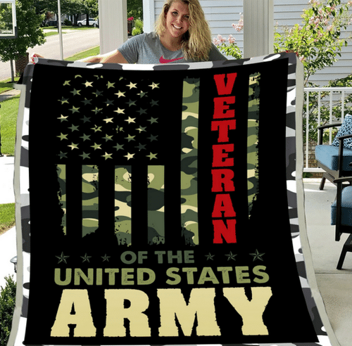 Army Veteran Blanket, Veteran Of The United States Army Blanket ATM-AMBL9