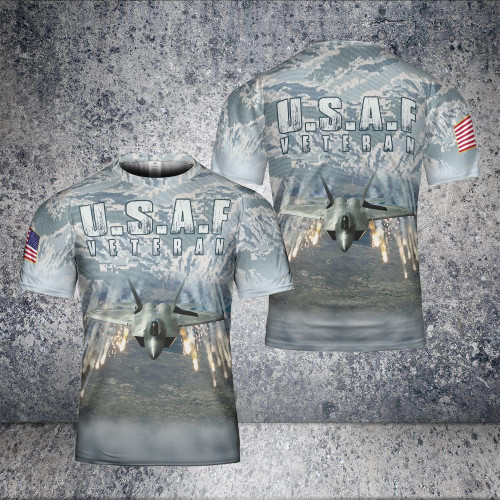 Veteran Shirt, USAF Veteran, U.S Air Force Veteran 3D Shirt All Over Printed Shirts