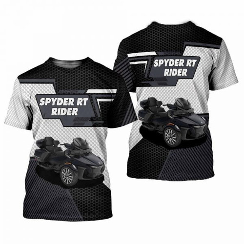 Biker Spyder RT Rider 3D Black shirt, Motorcycle shirt, Hoodie, gift for the biker, motorcycle men