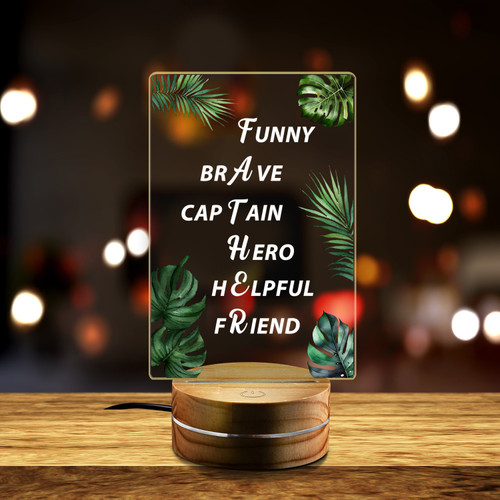 Fathers Day Gift Night Light For Dad Dad To Be Gift Fathers Day Gift Night Light For Parents NV6423
