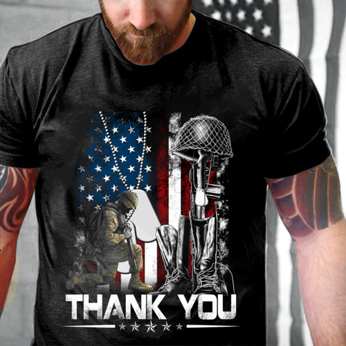 Thank You Fallen Soldier Veteran Shirt Memorial Day Shirt