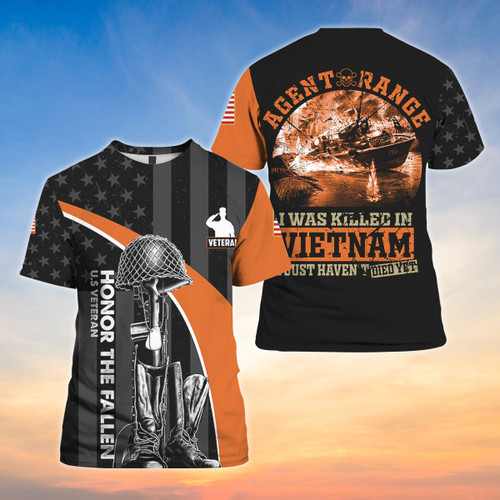 Vietnam Veteran - I Was Killed In Vietnam I Just Haven't Died Yet 3D Shirt Veteran 3D Shirts