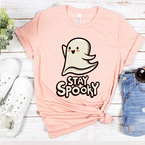 Halloween Shirt, Stay Spooky Cute Ghost T-Shirt