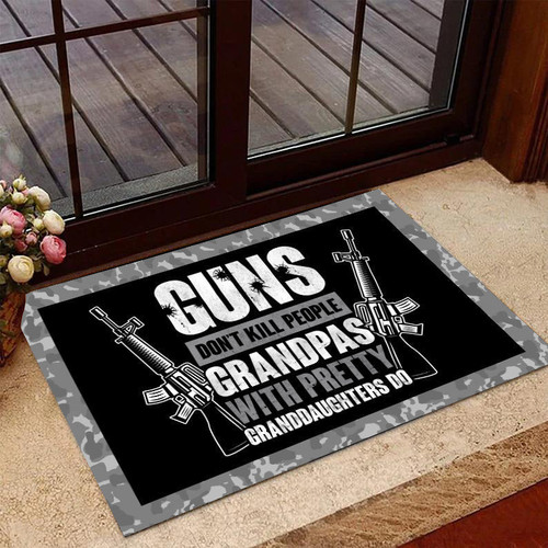 Guns Don't Kill Grandpas With Pretty Granddaughters Do Grandpa Papa Gift For Dad