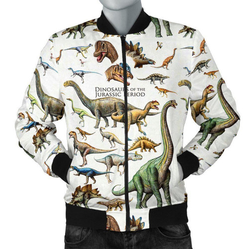 Dinosaurs Collection 3d Printed Unisex Bomber Jacket