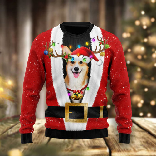 Pembroke Welsh Corgi Christmas Ugly Christmas Sweater
