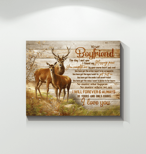 Deer - Matte Canvas - To My Boyfriend - Be Yours And Only Yours