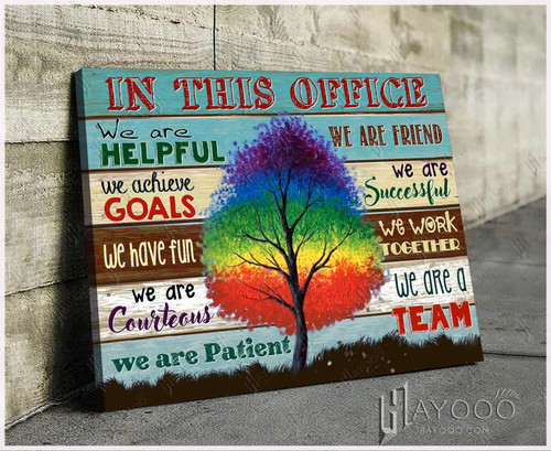 In This Office We Are A Team Special Matte Canvas
