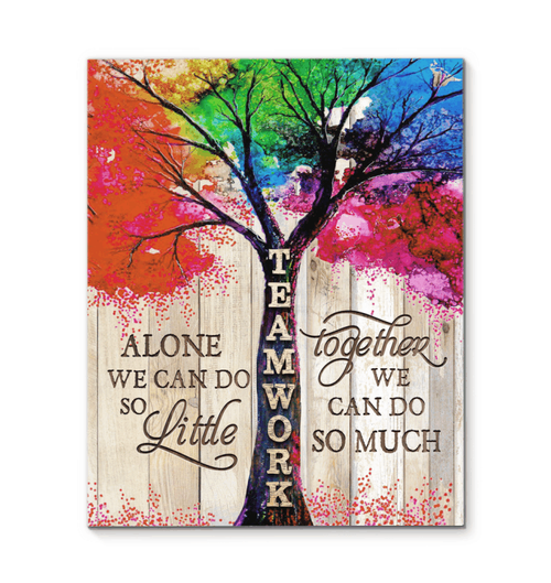 Teamwork Together We Can Do So Much Special Matte Canvas Gift