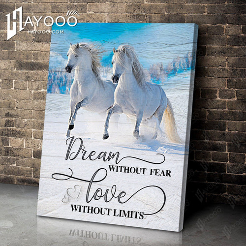 Horse Love Without Limits Special Matte Canvas Gift