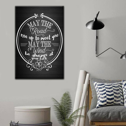 May The Road Rise Up To Meet You Decoration Matte Canvas