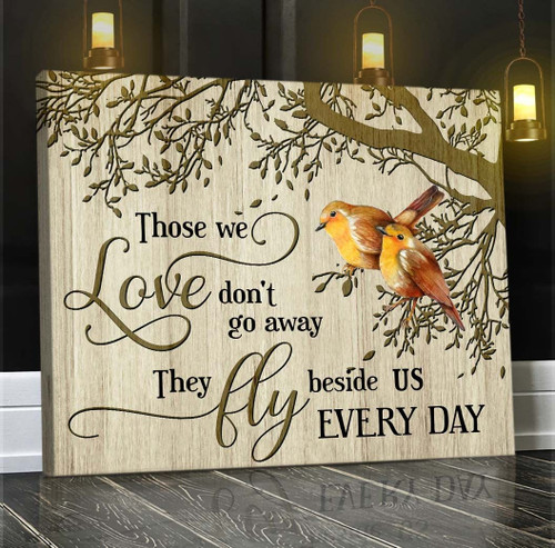 Robin Bird They Fly Beside Us Every Day Special Matte Canvas