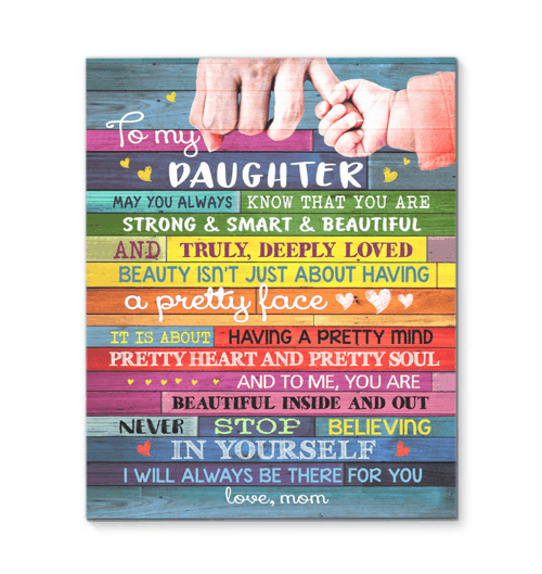 I'll Always Be There For You Matte Canvas Gift For Daughter