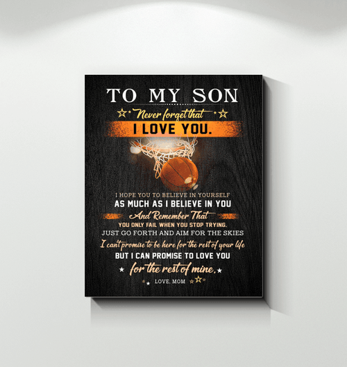 Basketball I Believe In You Special Matte Canvas Gift