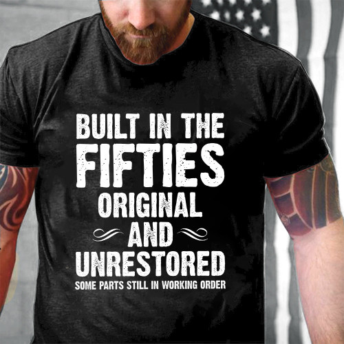 BuiltIn The Fifties Original And Unrestored Printed 2D Unisex T-Shirt