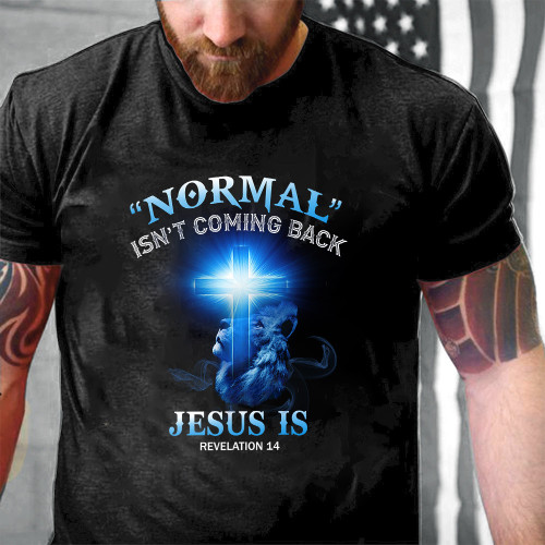 Desert Storm Veteran Jesus Is Revelation 14 Printed 2D Unisex T-Shirt