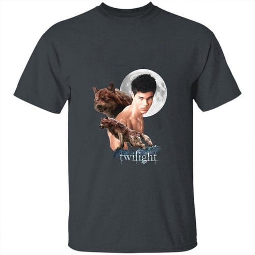 Twilight Jacob Wolf Printed 2D T-Shirt