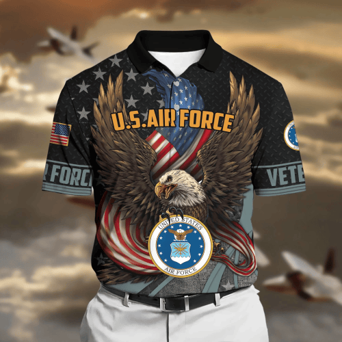 Premium US Air Force Veteran Polo Shirt PVC11030204