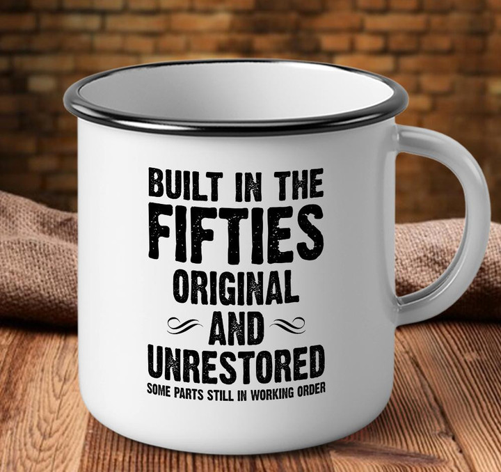 Veteran Mug, Father's Day Gift For Dad, Built-In The Fifties Original And Unrestored Camping Mug - ATMTEE