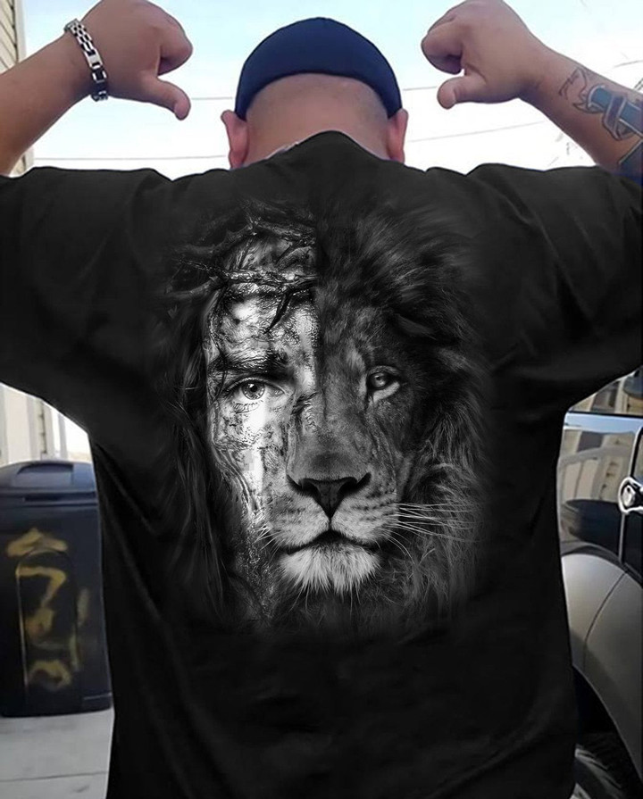 Christian Shirt, Gifts For Christian, The Lion Of Judah Unisex T-Shirt - ATMTEE