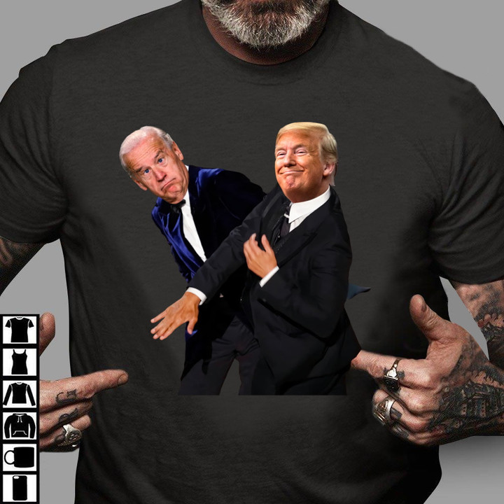 Anti Biden Shirt, Trump Slaps Biden T-Shirt KM1304