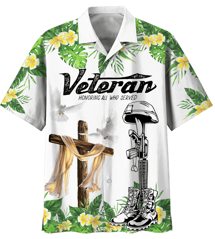 Veteran Shirt, Honoring All Who Served V4 Hawaiian Shirt