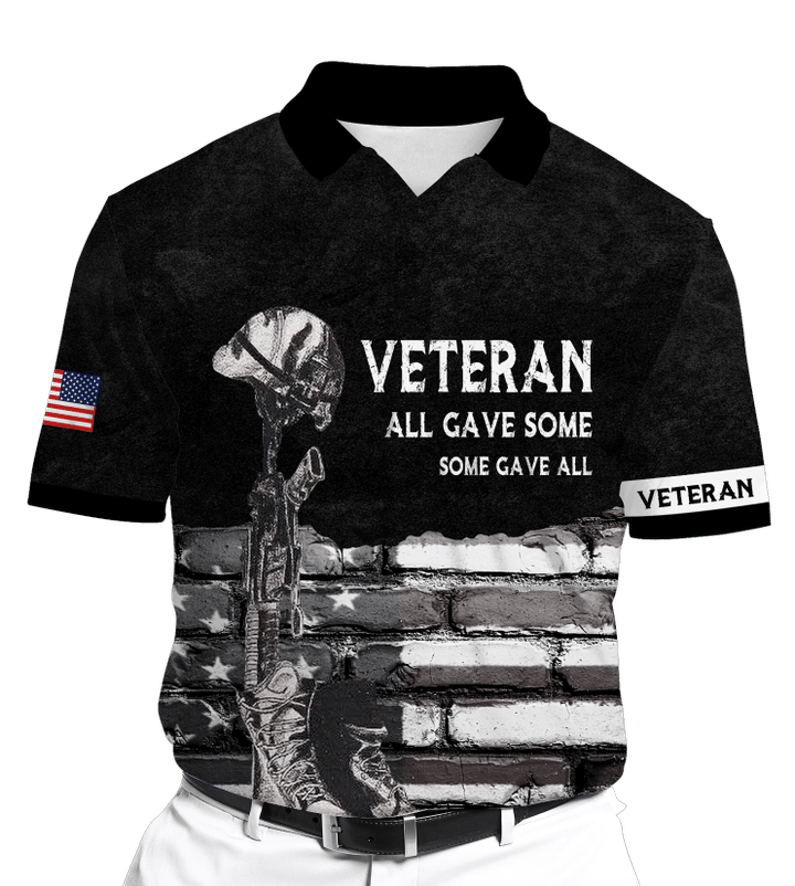 Veteran Shirt, Veteran All Gave Some Some Gave All Polo Shirt