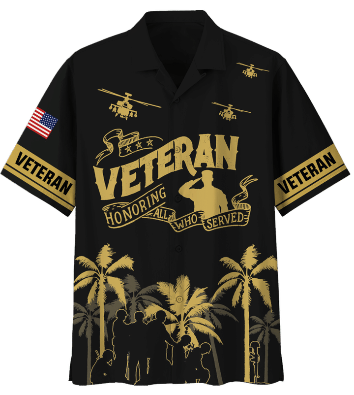 Veteran Shirt, Veteran Honoring All Who Served Hawaiian Shirt