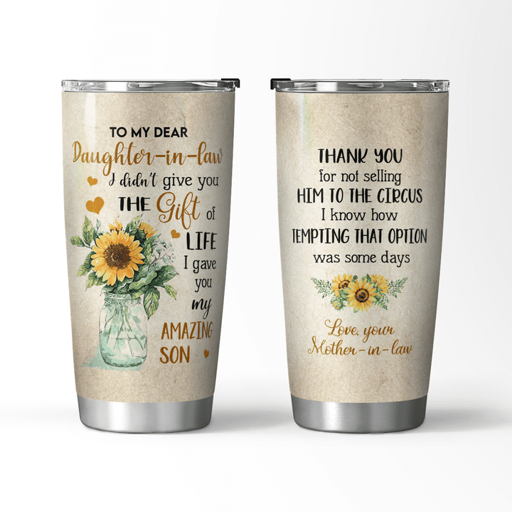 To My Daughter-In-Law - 20oz Tumbler - 05T1121