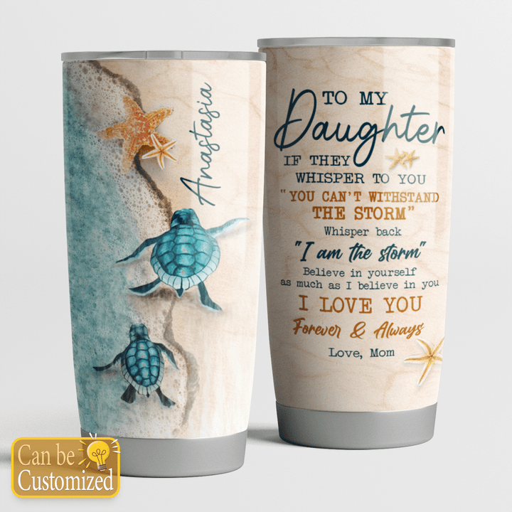 To My Daughter - Personalized Tumbler - 03T0721