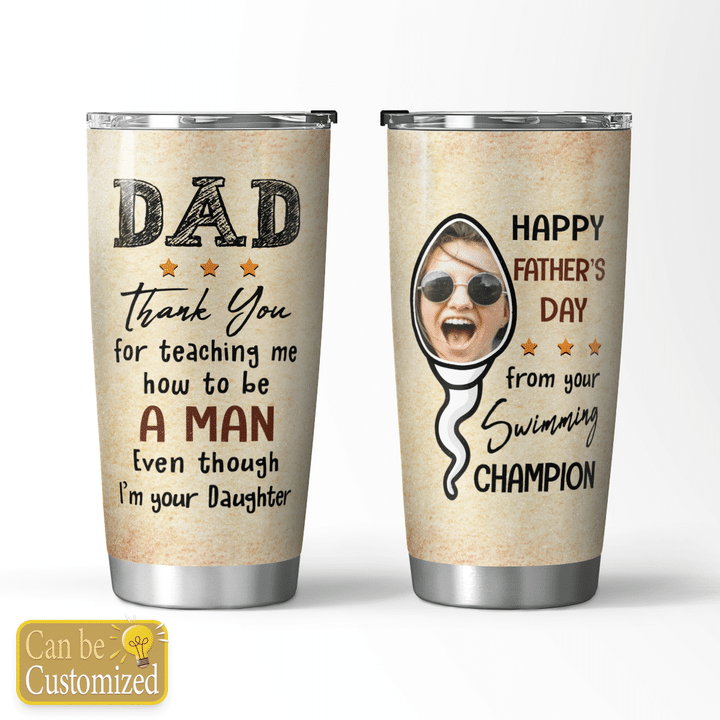 From Your Swimming Champion - Customized Tumbler - 68T0622