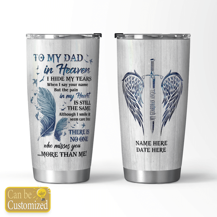 To My Dad In Heaven - Personalized Tumbler - 35T0921