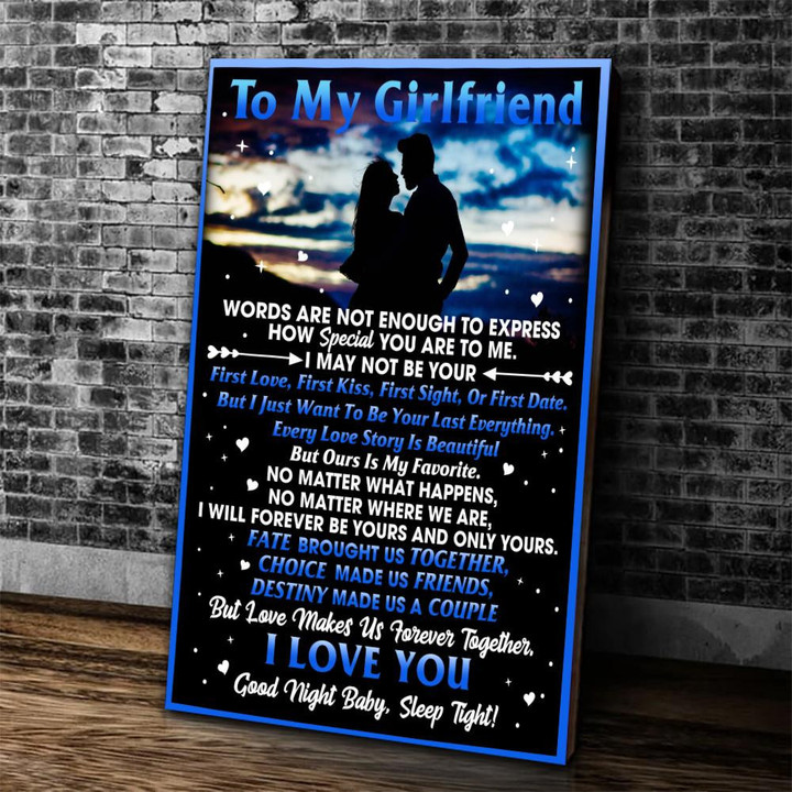 Gift For Girlfriend, To My Girlfriend Words Are Not Enough To Express How Special You Are To Me Canvas - ATMTEE