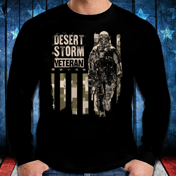 Desert Storm Veteran Long Sleeve Shirt