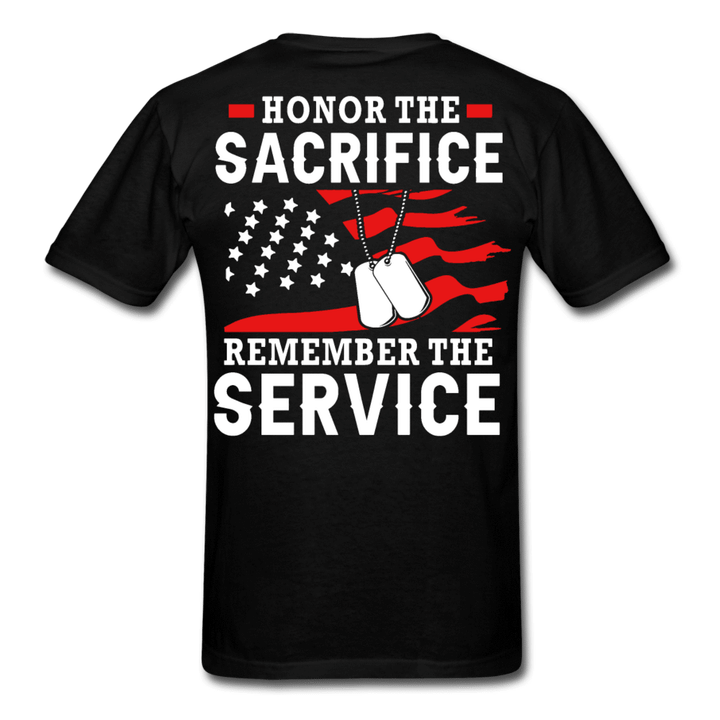 Veteran Shirt, 4th Of July Shirt, Honor The Sacrifice Remember The Service T-Shirt KM2906 - ATMTEE