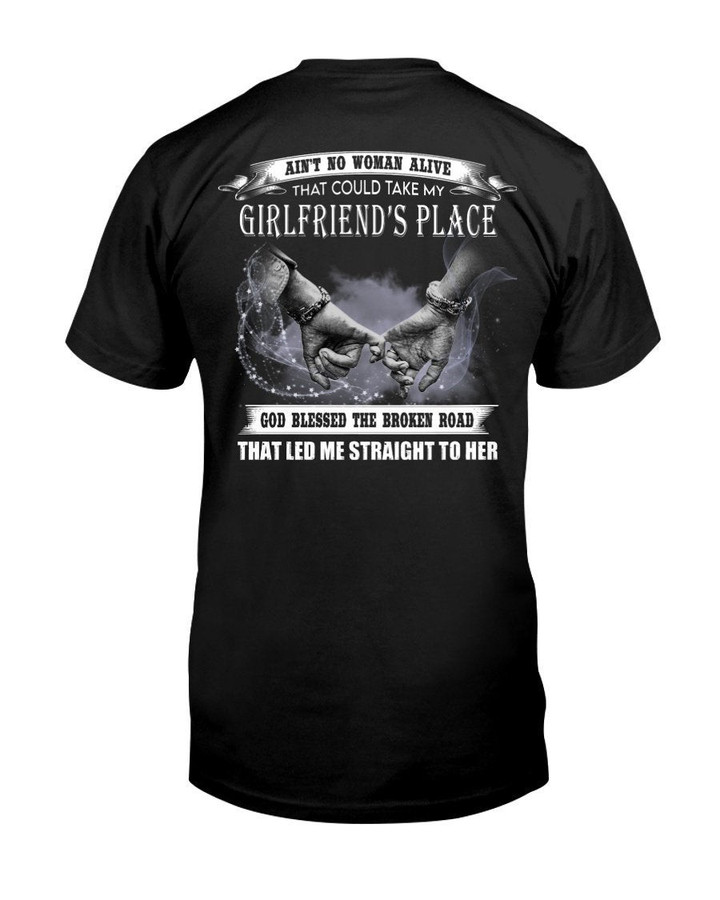 Veteran Shirt, Dad Shirt, Ain't No Woman Alive That Could Take My Girlfriend's Place  T-Shirt KM1806 - ATMTEE
