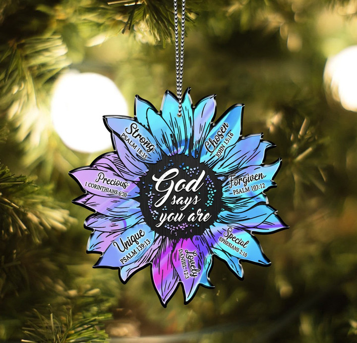 Jesus Faith Christmas Tree Hanging Ornament