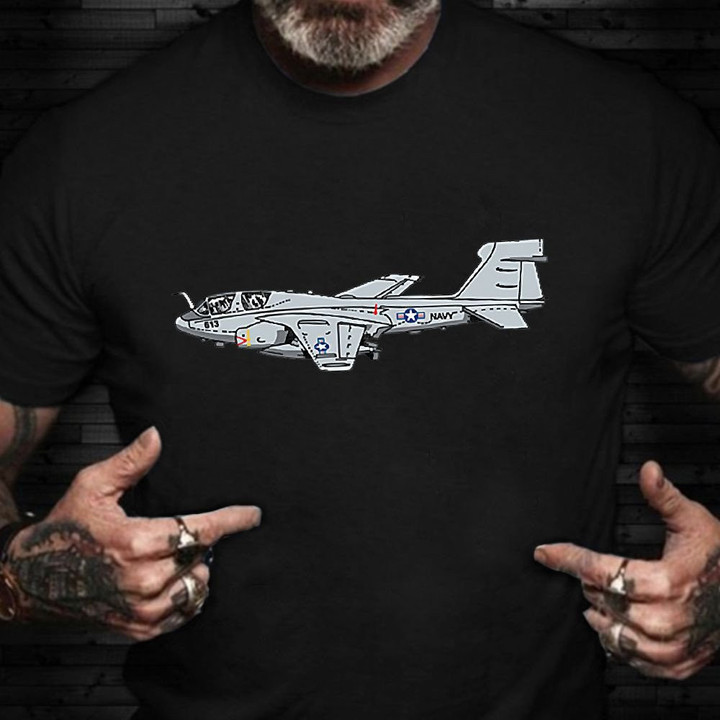 EA-6B Prowler T-Shirt Electronic Warfare Aircraft Veteran Shirt ​Marine Corps Retirement Gifts