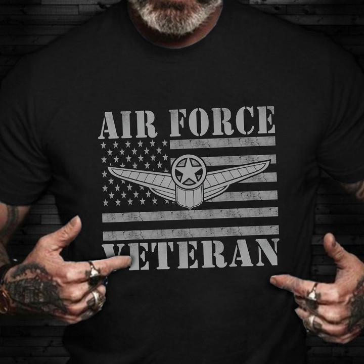 Air Force Veteran Shirt Proud US Air Force Retired T-Shirt USAF Veterans Day Gift Ideas