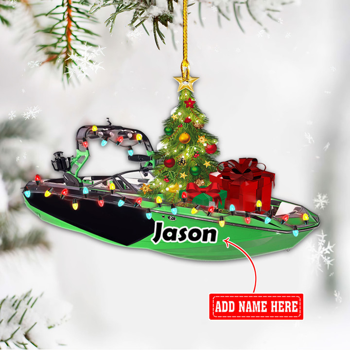 Personalized Christmas Wakeboarder NI1812001YR Ornaments