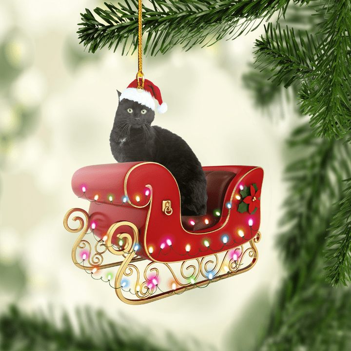 Black Cat Christmas NI1612006XB Ornaments