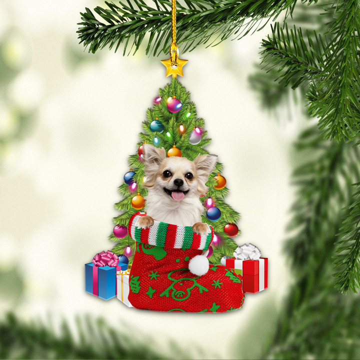 Chihuahua in a Christmas NI0312037YR Ornaments
