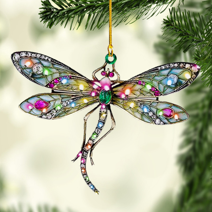 Dragonfly gemstone NI2511001YJ Ornaments
