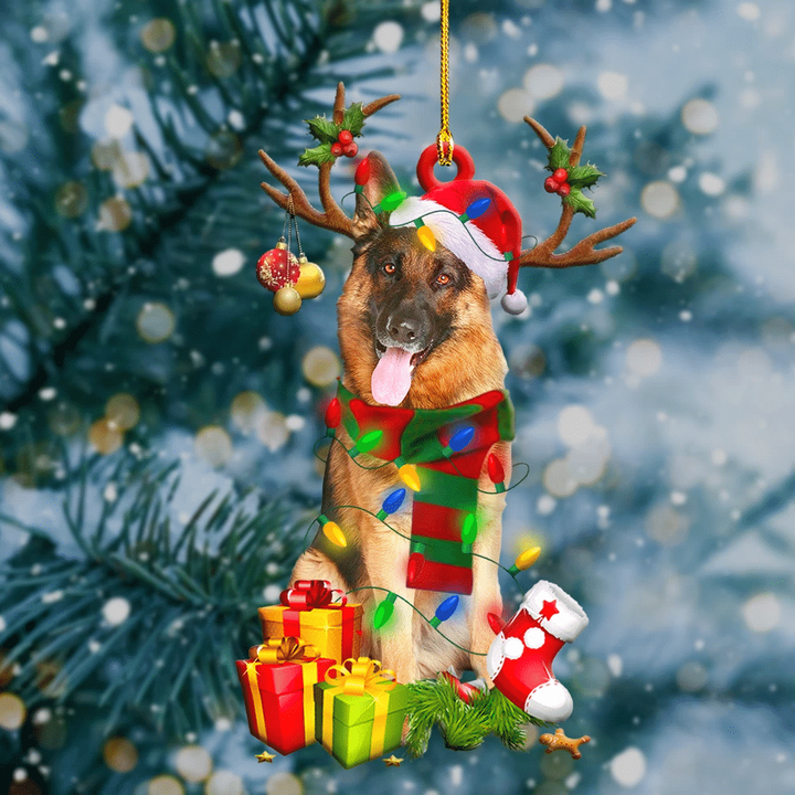 German Shepherd Christmas YC0611483CL Ornaments