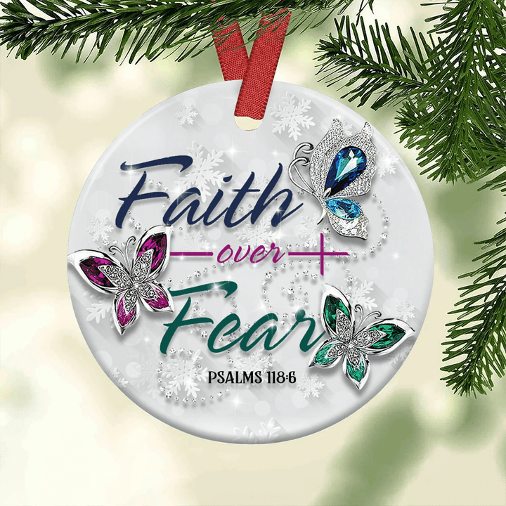 Faith Over Fear YC0611761CL Ornaments